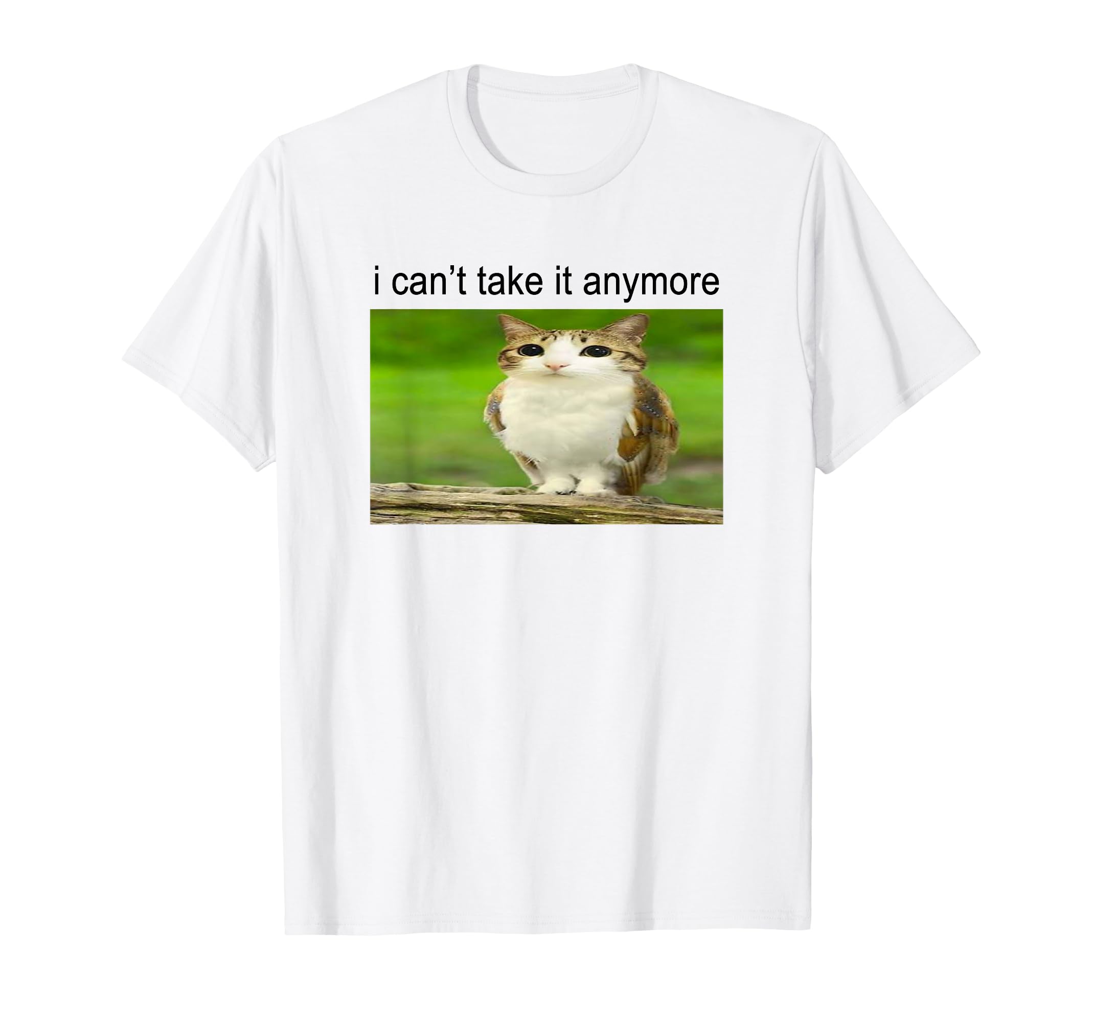 Amazon | 愚かなフクロウの猫のミーム もう取れない Tシャツ | Tシャツ